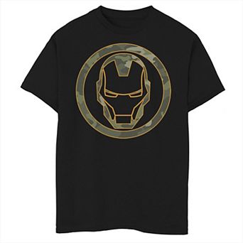 Boys 8-20 Marvel Iron Man Camouflage Icon Fill Graphic Tee