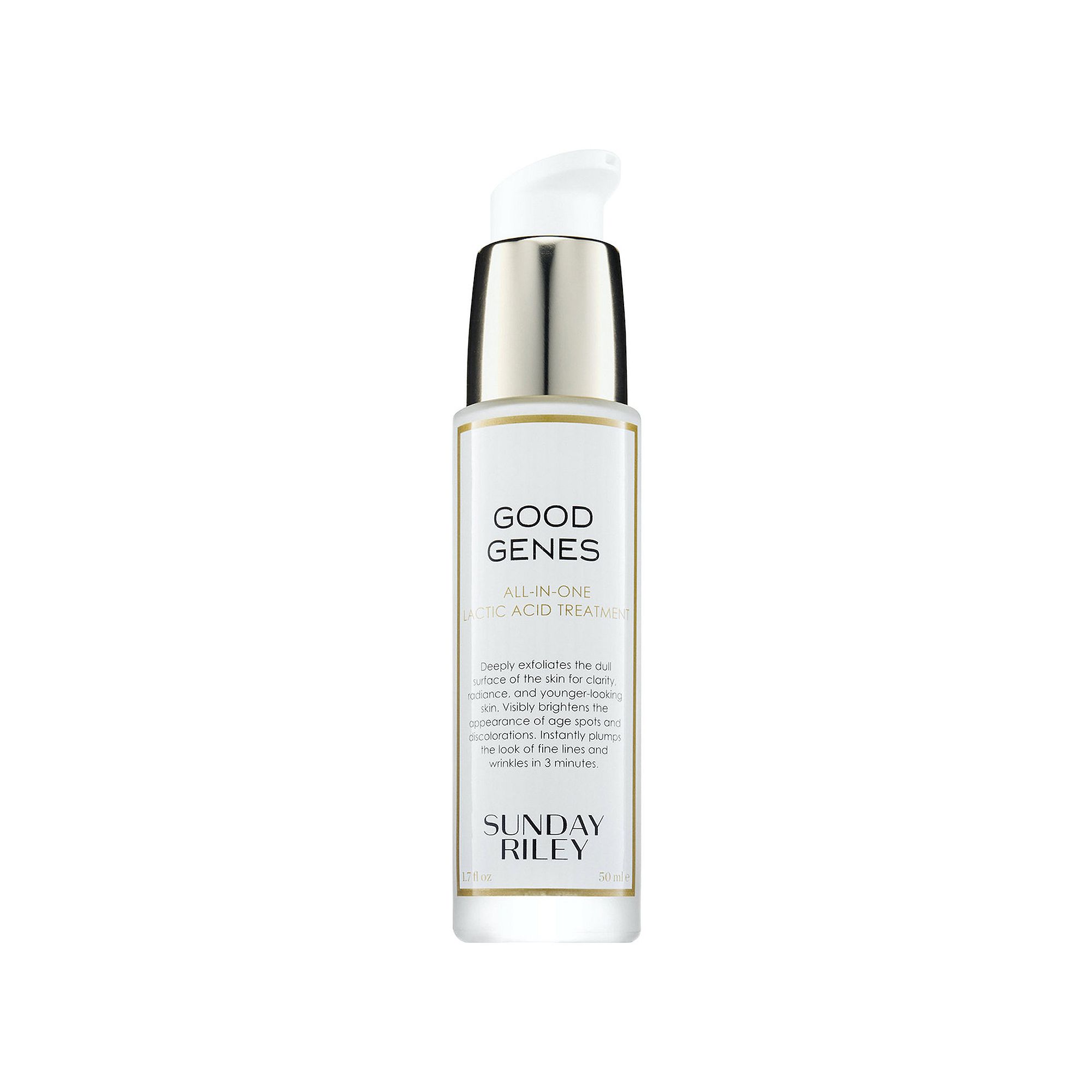 SUNDAY RILEY Good Genes All-In-One AHA Lactic Acid Treatment, Size: 1.7 FL 