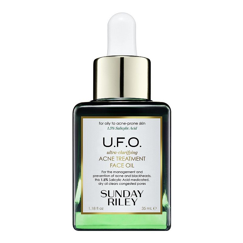 U.F.O. Salicylic Acid BHA Acne Treatment Face Oil, Size: .5 Oz, Multicolor