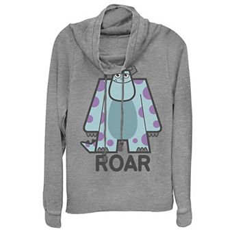 Disney / Pixar's Monsters Inc. Kitty Sulley Cowlneck Graphic Lightweight Long Sleeve