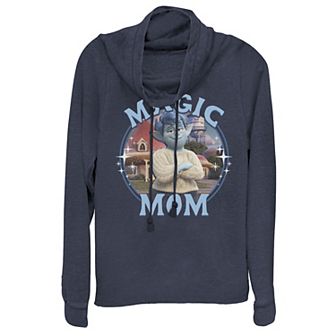 Disney / Pixar's Onward Women's Laurel Magic Mom Portrait Cowlneck Graphic Lightweight Long Sleeve