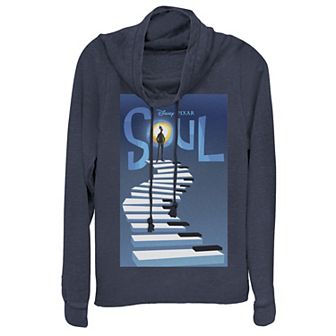 Disney / Pixar's Soul Poster Cowlneck Graphic Lightweight Long Sleeve