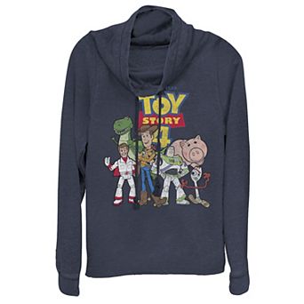 Disney / Pixar's Toy Story 4 Juniors' Movie Logo Poster Cowlneck Graphic Lightweight Long Sleeve