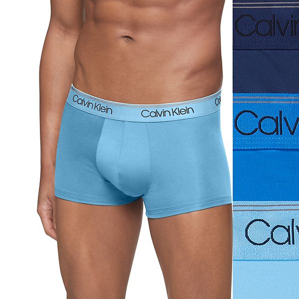 Calvin Klein Men's 3-Pack Microfiber Stretch Low-Rise Trunk Underwear -  Macy's