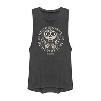 Juniors' Disney / Pixar Coco Miguel Remember Me Graphic Tank Top