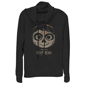 Disney / Pixar's Coco Miguel Sugar Skull Juniors' Cowlneck Graphic Lightweight Long Sleeve
