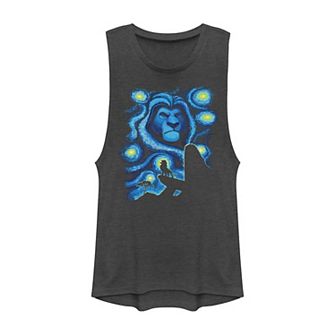 Disney's The Lion King Juniors' Mufasa Starry Night Muscle Tank Top