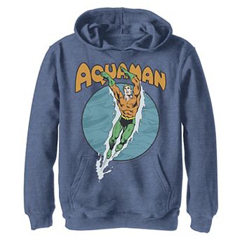 Boys 4-20 DC Comics Aquaman Swimming Dance Hoodie