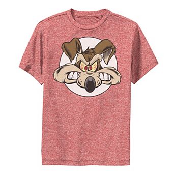 Boys 8-20 Looney Tunes Wile E. Coyote Angry Big Face Graphic Tee