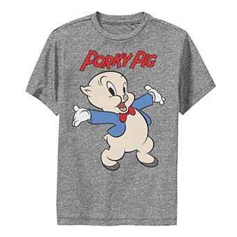Boys 8-20 Looney Tunes Porky Pig Vintage Portrait Graphic Tee