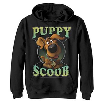 Boys 8-20 Scooby-Doo Puppy Scoob Circle Portrait Logo Hoodie