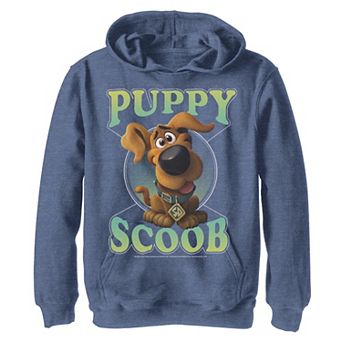 Boys 8-20 Scooby-Doo Puppy Scoob Circle Portrait Logo Hoodie