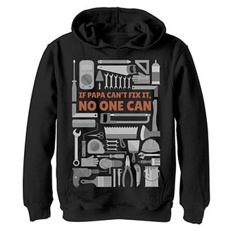 Boys 8-20 Fifth Sun If Papa Can't Fix It No One Can Collage Hoodie