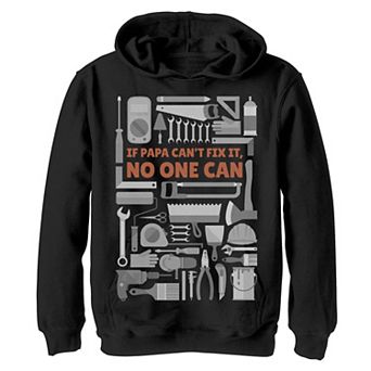 Boys 8-20 Fifth Sun If Papa Can't Fix It No One Can Collage Hoodie