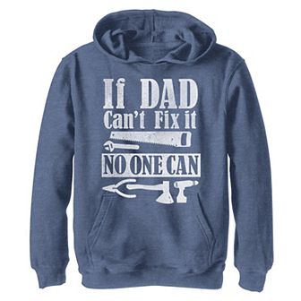 Boys 8-20 Fifth Sun If Dad Can't Fix It No One Can Hoodie