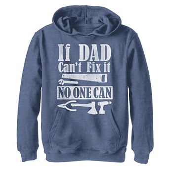 Boys 8-20 Fifth Sun If Dad Can't Fix It No One Can Hoodie
