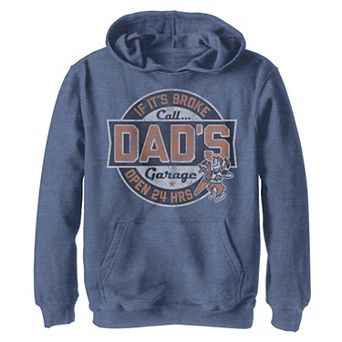 Boys 8-20 Fifth Sun Dad's Garage Distressed Logo Hoodie