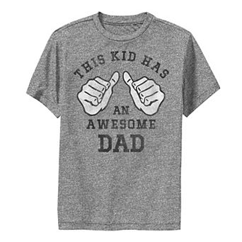Boys 8-20 Fifth Sun This Kid Has An Awesome Dad Hands Portrait Graphic Tee