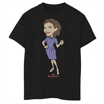 Boys 8-20 Marvel WandaVision Agatha Harkness Simple Retro Portrait Graphic Tee