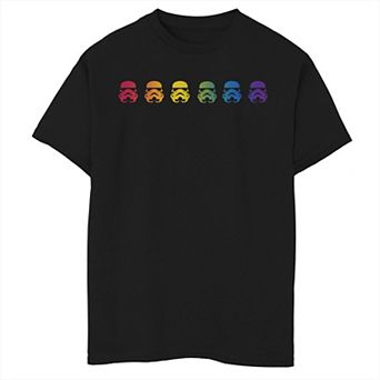 Boys 6-20 Star Wars Stormtrooper Helmets Gradient Portrait Graphic Tee