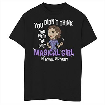 Boys 8-20 Marvel WandaVision Agatha Harkness Magical Girl Graphic Tee