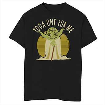 Boys 6-20 Star Wars Yoda One For Me Sketch Portrait Graphic Tee