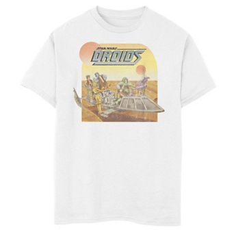 Boys 8-20 Star Wars Droids Infamous Desert Scene Graphic Tee