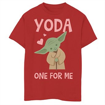 Boys 8-20 Star Wars Yoda One For Me Animated Portrait Graphic Tee