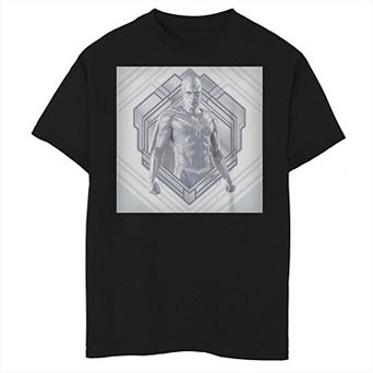 Boys 8-20 Marvel WandaVision The Vision White Appearance Poster Graphic Tee