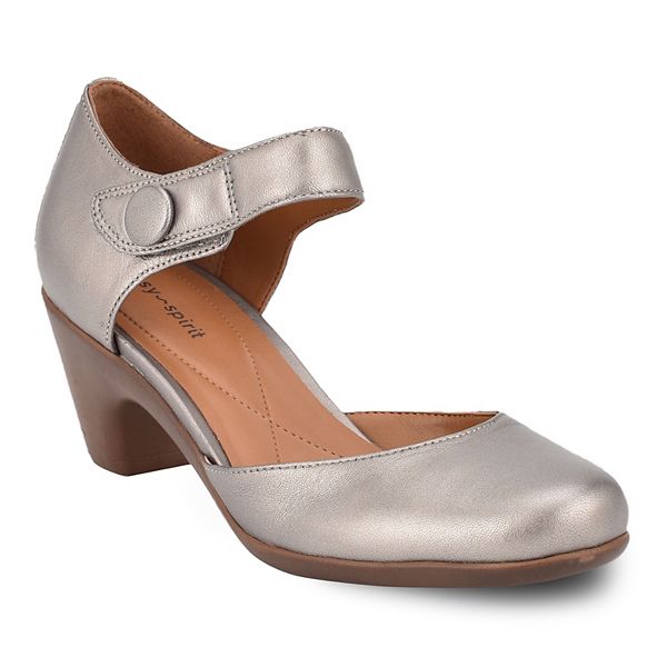 Easy Spirit Clarice Women's Heels - Pewter (10 WIDE)