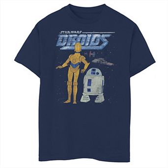Boys 8-20 Star Wars Droids In Space Portrait Graphic Tee