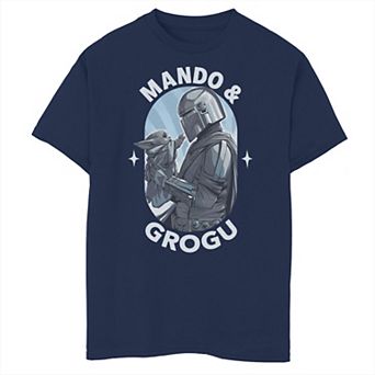 Boys 8-20 Star Wars The Mandalorian Mando & Grogu Graphic Tee