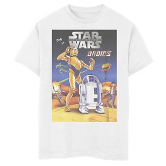 Boys 8-20 Star Wars Droids Animated Adventure Poster Graphic Tee