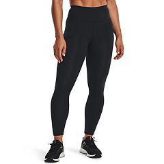 Women's Under Armour Black Maryland Terrapins Motion Performance Ankle-Cropped  Leggings