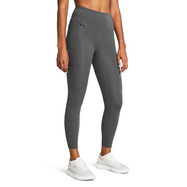 Women's Under Armour Motion High-Waisted 7/8 Ankle Leggings Color: Gray Size: SMALL