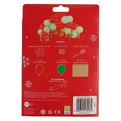 Table Fun Christmas Balloon Decoration Kit