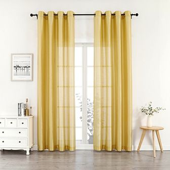 Artisan 1-Panel Light Filtering Window Curtain