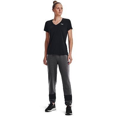 Women's Under Armour Rival Terry Colorblock Joggers