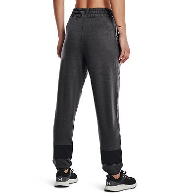Women's Under Armour Rival Terry Colorblock Joggers