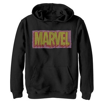 Boys 8-20 Marvel Paint Drip Logo Hoodie