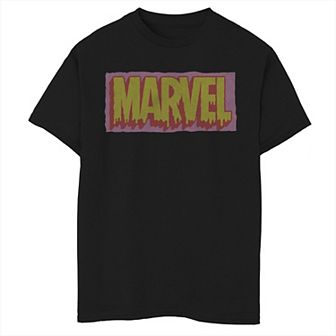 Boys 8-20 Marvel Paint Drip Logo Tee