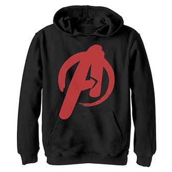 Boys 8-20 Marvel Avengers Marker Chest Logo Hoodie