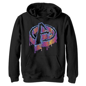 Boys 8-20 Marvel Avengers Dripping Paint Logo Hoodie