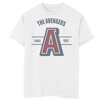 Boys 8-20 Marvel The Avengers Collegiate Style Logo Tee