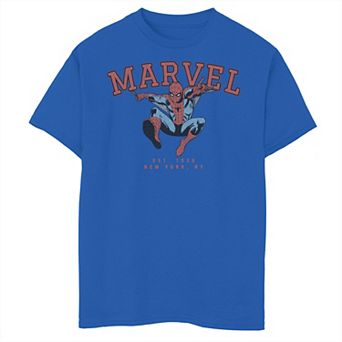 Boys 8-20 Marvel Spider-Man Est. 1939 Action Portrait Tee