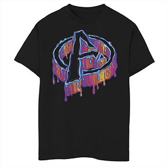 Boys 8-20 Marvel Avengers Dripping Paint Logo Tee