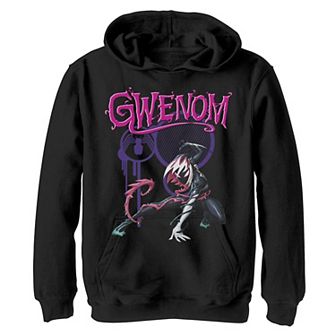 Boys 8-20 Marvel Gwenom Portrait Logo Hoodie