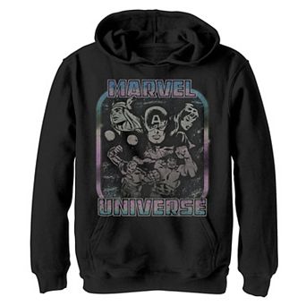 Boys 8-20 Marvel The Avengers Marvel Universe Distressed Portrait Hoodie