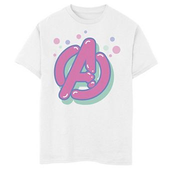 Boys 8-20 Marvel Avengers Bubble Pop Chest Logo Tee