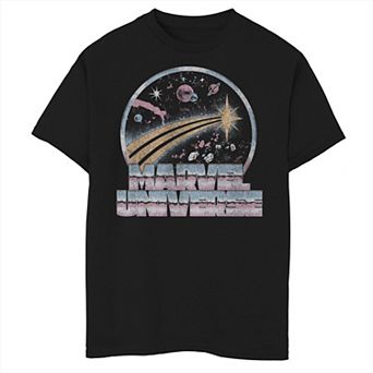 Boys 8-20 Marvel Captain Marvel Marvel Universe Space Portrait Tee